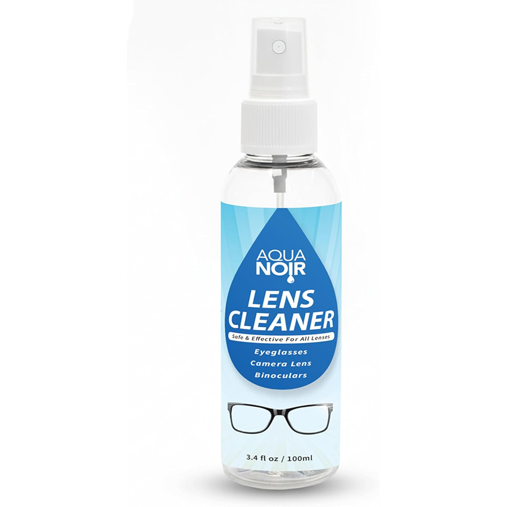 AQUANOIR Lens Cleaner 100ml | Safe Spray for Glasses, Sunglasses & Camera Lenses