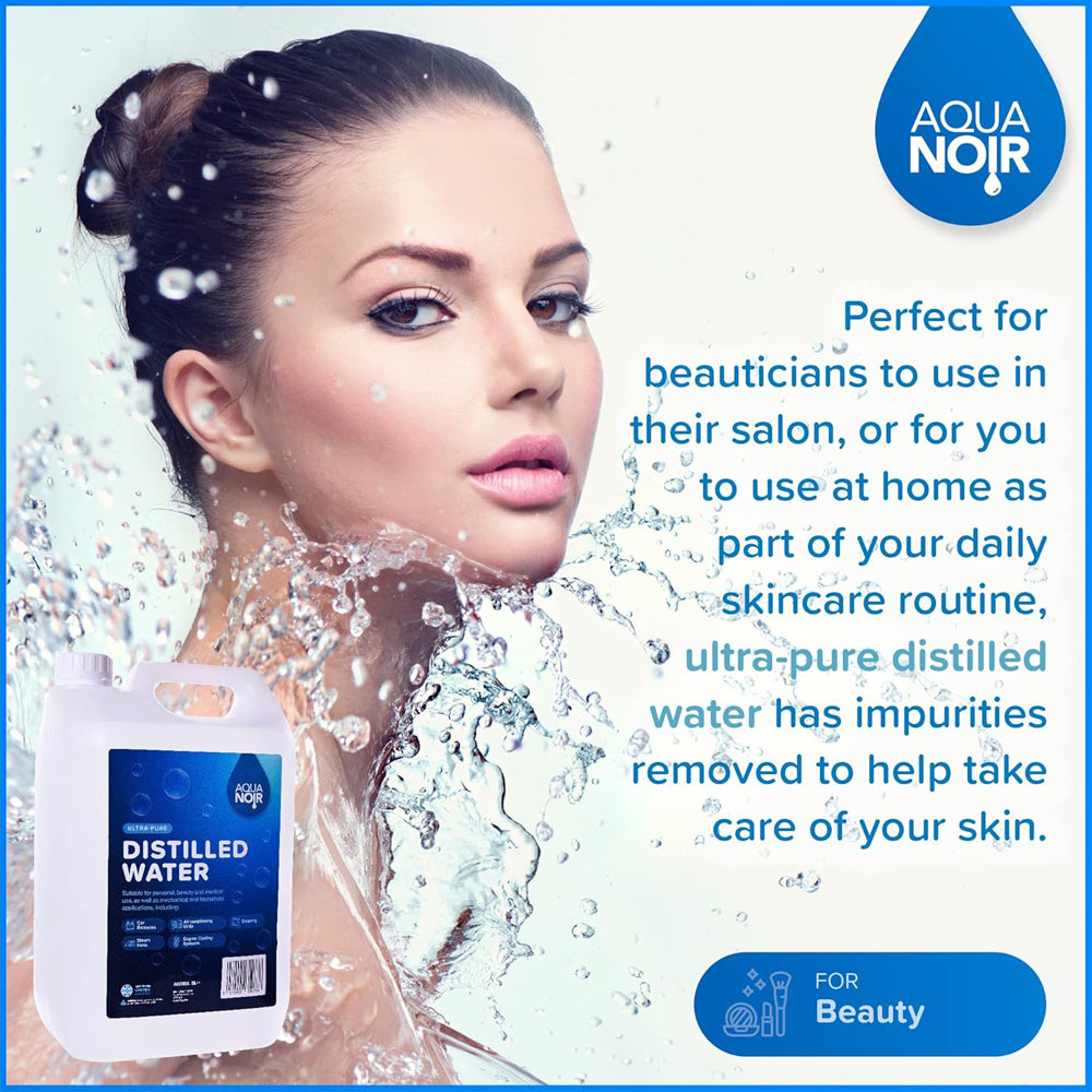 AQUANOIR Distilled Water 5L | For Irons, CPAP & Car Batteries-Made in UK1