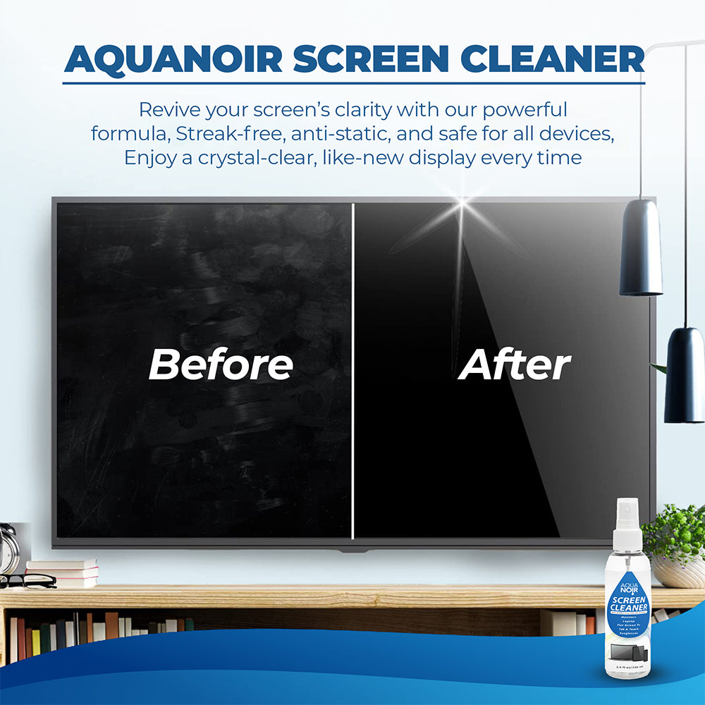 Aquanoir Screen Cleaning Spray 100ml for TV, Phone, Monitor & Laptop