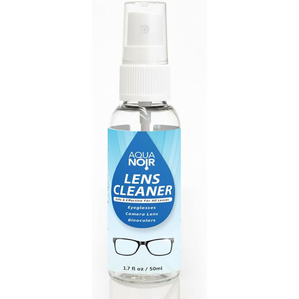 AQUANOIR Lens Cleaner 50ml | Safe Spray for Glasses, Sunglasses & Camera Lenses