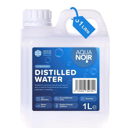 AQUANOIR Distilled Water | For Irons, CPAP & Car Batteries-Made in UK
