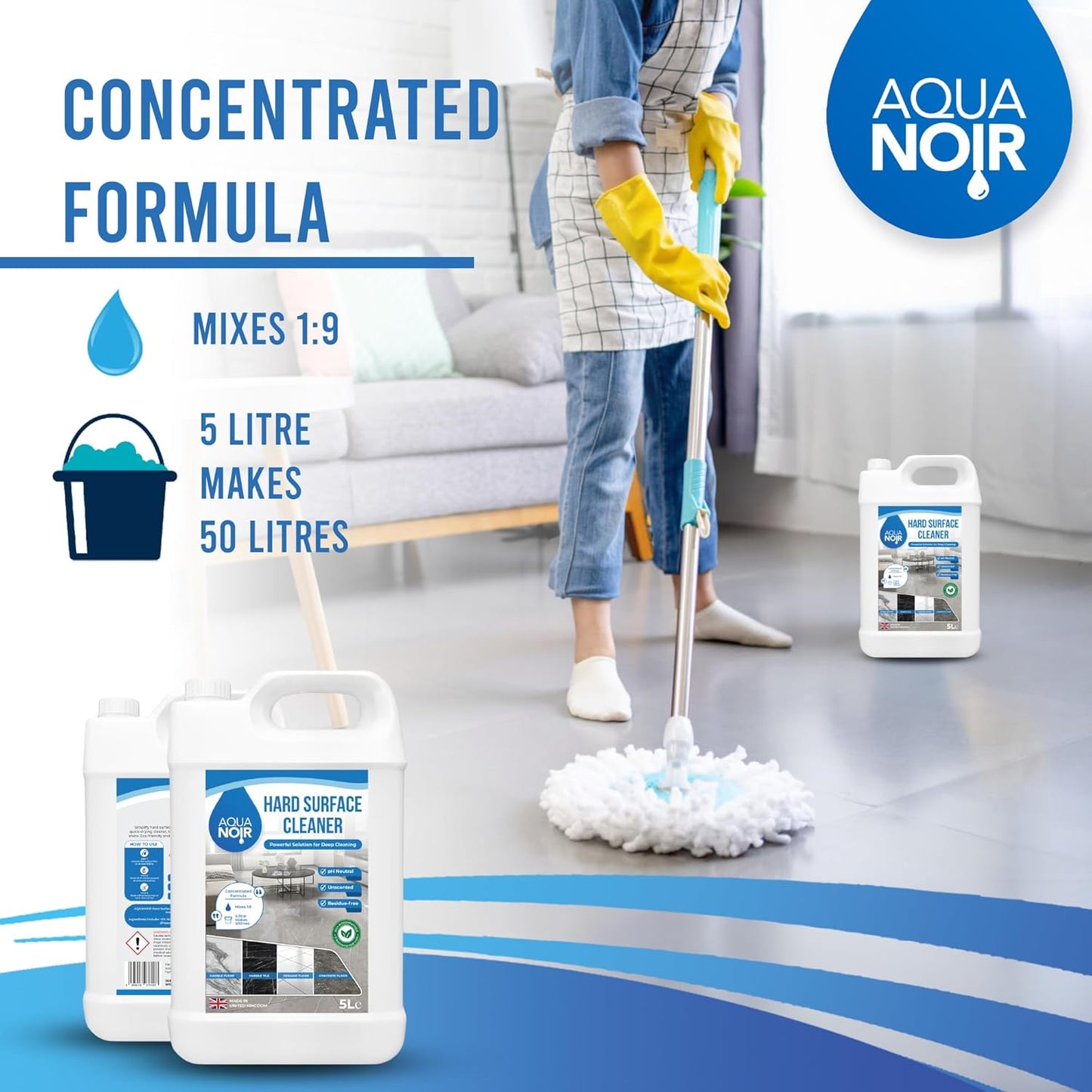 Aquanoir Hard Surface Cleaner 5L | Powerful Grease & Grime Remover