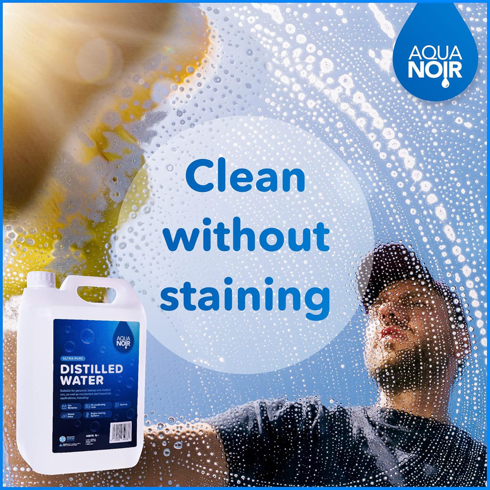 AQUANOIR Distilled Water 10L | For Irons, CPAP & Car Batteries-Made in UK1